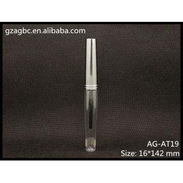 Transparent&Empty Plastic Round Lip Gloss Tube AG-AT19, AGPM Cosmetic Packaging , Custom Colors/Logo